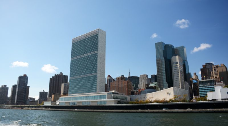 Foto des UN-Komplexes in New York City